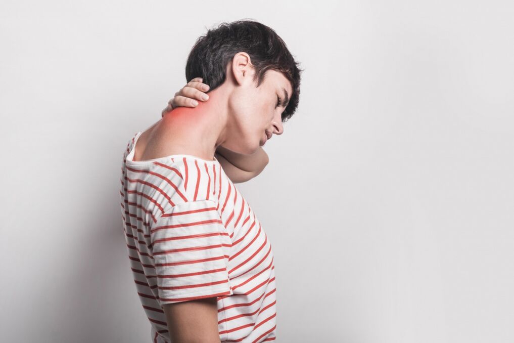 Pain due to cervical spondylosis
