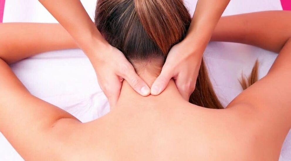 Neck massage to treat osteoarthritis